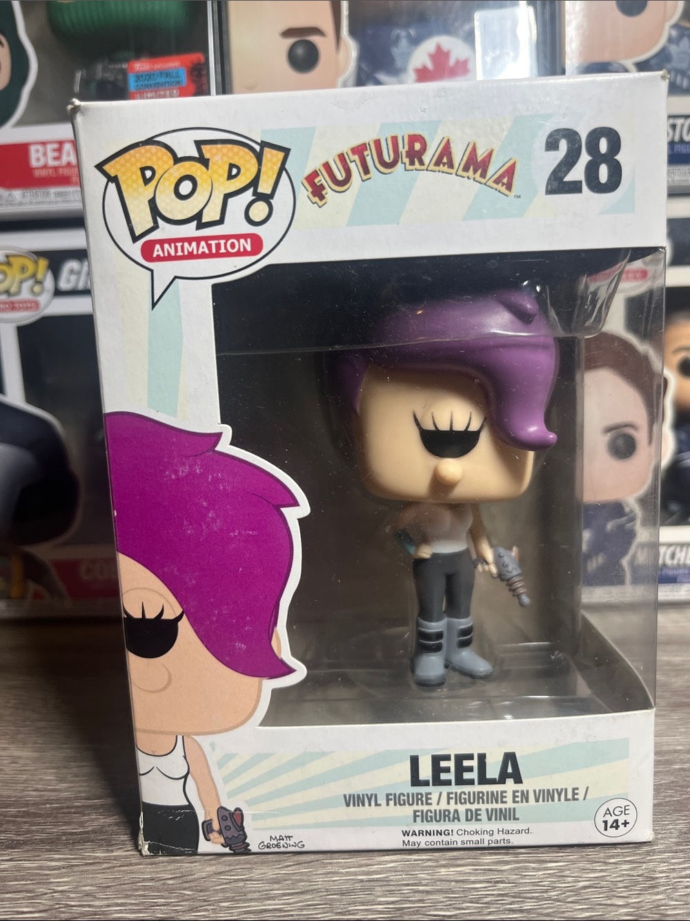 Funko Leela Pop! Vinyl Figure - Purple Hair, Black Outfit